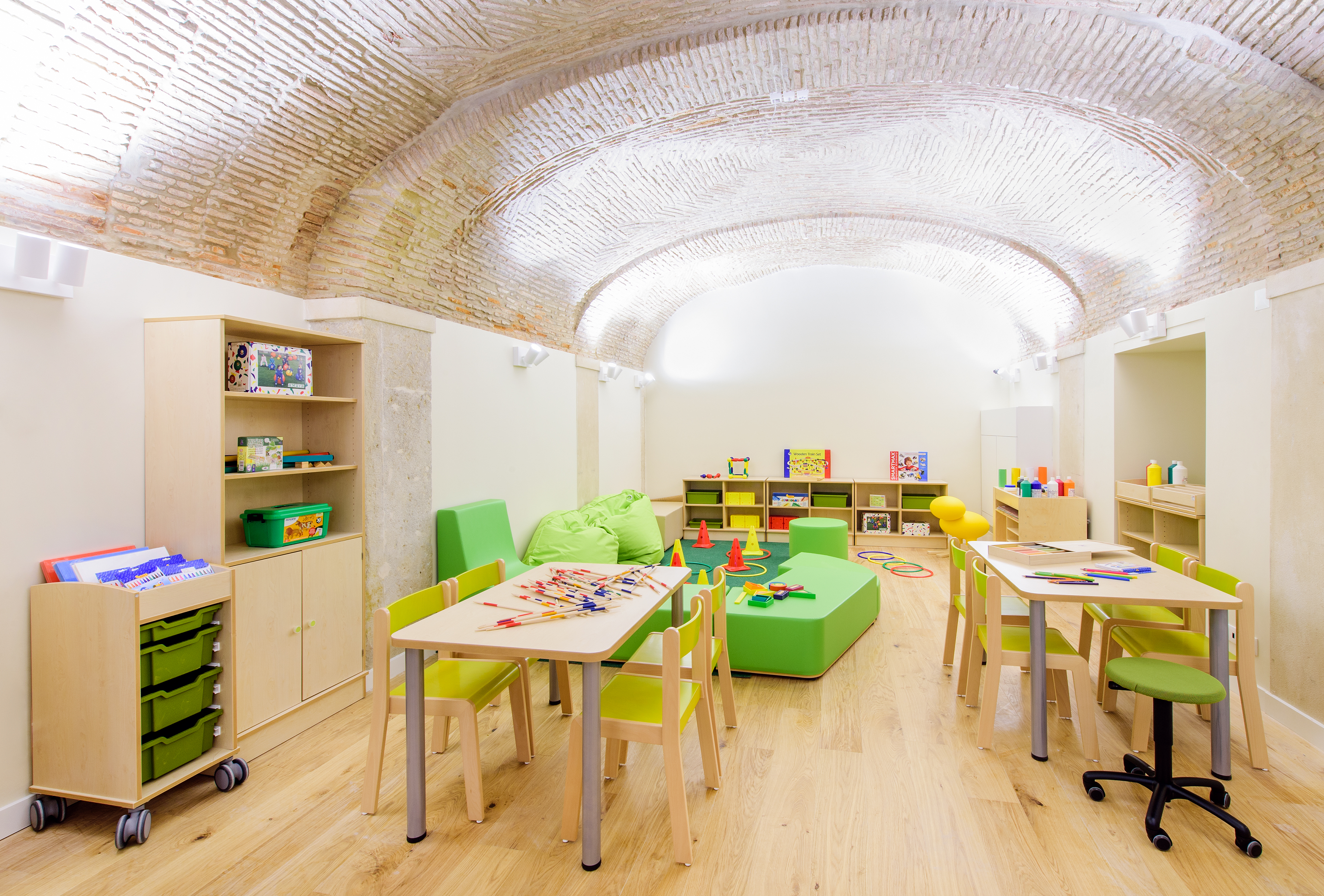 So hübsch ist der Kid´s Club im Martinhal Chiado mitten in Lissabon (Bild: Martinhal Chiado)