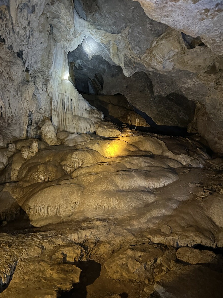 Khao Sok: Kong hat uns auch in eine Tropsteinhöhle mit hunderten Fledermäusen geführt. Grusel... Aber schöner Grusel (Bild: Sonja Alefi)