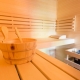 Die Sauna darf von allen Gästen genutzt werden - auch von den Kids. Ihr könnt den Bereich auch als Familie reservieren