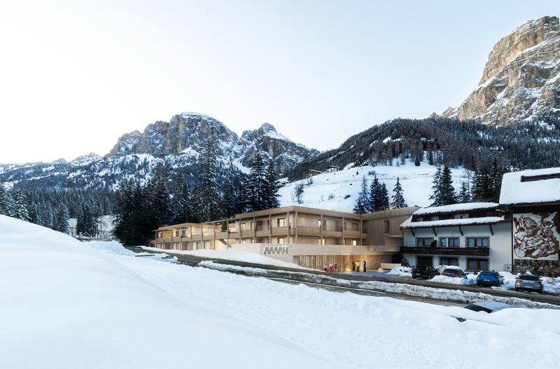 So malerisch liegen die Apartments des Movi Family Apart Hotels für einen Skiurlaub in Südtirol (Foto: Movi Family Apart Hotel)Südtirol im Winter mit Kindern