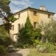 Die alte Villa der Fattoria - so stellen wir uns Bilderbuch-Toskana vor!